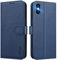 UITUIM Cover per iPhone X/iPhone XS, Cover Custodia a Libro Portafoglio in Pelle con Porta Carte Magnetica Cover Telefono Flip Case Protettiva Completa Custodia per iPhone X/iPhone XS,Blu