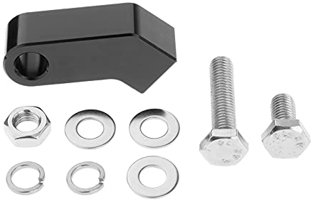 NeaxgeandX Motorscheinwerfer-Montageblock-Halterung für Scheinwerfer mit einem 1,9 cm Innendurchmesser, Schwarz