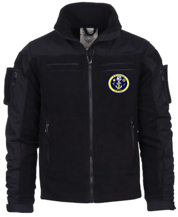 Fleecejacke 6 Flottille Dranske Volksmarine NVA DDR Marine Wappen #41058