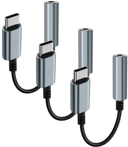Apple,. USB C to 3.5mm Jack Headphone Adapter, Type C to 3.5mm Earphone Adapter for iPhone, iPad Pro/Air and USB C Devices