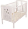 Bello24 - Kinderbett Babybett Zwei Bärchen Ökologisch und aus Massivholz 3 Fach höhenverstellbar mit DREI herausnehmbaren Latten 60 x 120 cm