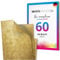 Einladungskarten Manufaktur Hamburg 60 Blatt A4 Briefpapier 90g/m² Schreibpapier Bastelpapier Motivpapier Gold Look