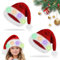 Nikolausmütze mit Leuchtendem,2 Stück Led Leuchtende Weihnachtsmütze,Weihnachtsmützen Erwachsene,Weihnachtsmann Mütze,Weihnachtsmütze,Weihnachtsmützen Erwachsene,für Weihnachten Neujahr festliche