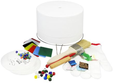 kesurpae 6 unids/set horno microondas ecológico práctico y resistente a altas temperaturas para horno microondas de cerámica de fusión de vidrio, Juego de 14