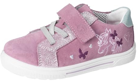 RICOSTA Mädchen Low-Top Sneaker Irina, Kinder Halbschuhe, Weite: MITTEL, lose Einlage, Klettschuhe, Klettverschluss, Sportschuhe, Purple (340), 30 EU