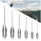 Tkxjry 6 Stück Fishing Sbirolino Set, Langsam Sinkend Set, Dauerhaft Forellen Angeln, Sbirolino Schwimmend,Sbirolino 8g、10g、15g、20g、25g、30g, für Forellenteig und Spoons Forelle