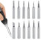 Lot de 12 pannes de fer à souder, 900 m, sans plomb, compatibles avec Hakko, Yihua, Atten et plus, pour station de soudage, soudure, etc