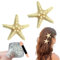 Yamobi 2 Pieces Starfish haarklammer,seestern deko for Women and Girls Adults muschel haarschmuck for meerjungfrau haarschmuck