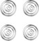 midgreyeye 4 Stück groß Edelstahl Shaker Kugel Shaker Ball Proteinshake Protein Mixer Sport Fitness Eiweiß Eiweiss Für Protein Blended Getränke Geeignet für große Kessel(5.5 * 5cm)