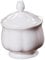 TOPBATHY Sucrier En Céramique 180 Ml Couvercle En Porcelaine Pour Conserver Les Bonbons Porcelaine Blanche