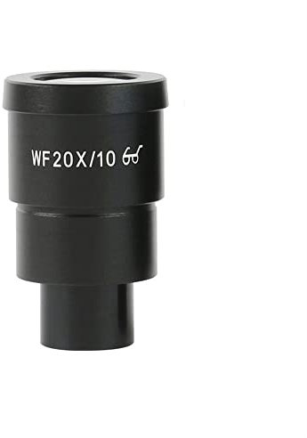 Mikroskop WF10X WF15X WF20X Fadenkreuz Weitwinkel-Feldskalen-Messokular 30 mm for binokulares trinokulares Stereomikroskop(WF20X-10)