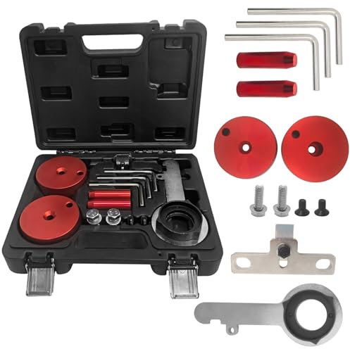 ENNJING Zahnriemen Werkzeug Kompatibel mit Ford Transit 2.0 TDCi/EcoBlue,Nockenwellen Ausrichtungs Arretierwerkzeug für Dieselmotoren,303-1637, 303-1643, 303-1650,kfz spezialwerkzeug