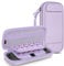 FINTIE Carrying Case for Nintendo Switch 2 (2025) - [Shockproof] Hard Shell Protective Cover Portable Travel Bag with Game Card Slots & Inner Pocket for Accessories, Lilac Purple