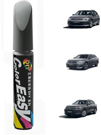 Treesiche Pintura de Retoque para Volkswagen, Reparación de Rayones de Automóvil, Bolígrafo Quita Arañazos Coche, Solución Rápida y Fácil para la Reparación, Moonstone Grey (LA7C)