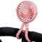 Ventilator Kinderwagen, Tragbarer Stroller Fan Für Reisen,USB Ventilator Auto, Ventilator Flexibles Stativ Mit 3 Einstellbar Und 360° Drehung, USB Wiederaufladbar Für Fahrräder, Wohnheime, Büros