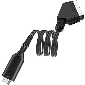 SEWACC Câble Scart vers Péritel 1 Mètre Adaptateur Audio 1080P pour Téléviseur et Magnétoscope Convertisseur Péritel Pratique et Professionnel