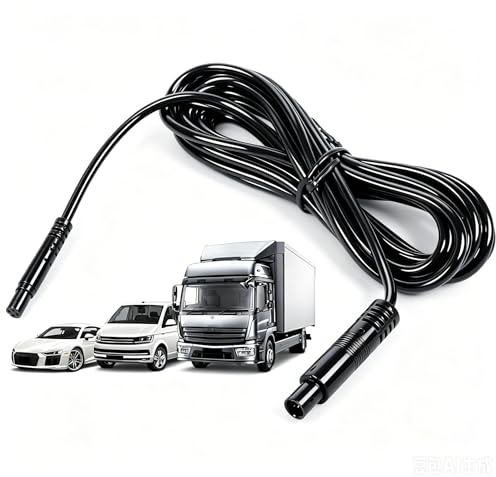 Cavo di prolunga da 3 metri per dashcam, cavo di prolunga per telecamera di retromarcia, cavo di prolunga a 4 pin per dashcam, impermeabile, cavo in rame puro, cavo per telecamera di retromarcia con