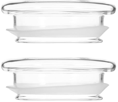 Tapas de Repuesto para Jarra de Agua 2 Piezas Silicona Vidrio | Diámetro Interior 7cm, Superficie Lisa, para Jarra y Hervidor, Cubre Líquidos y Evita Derrames