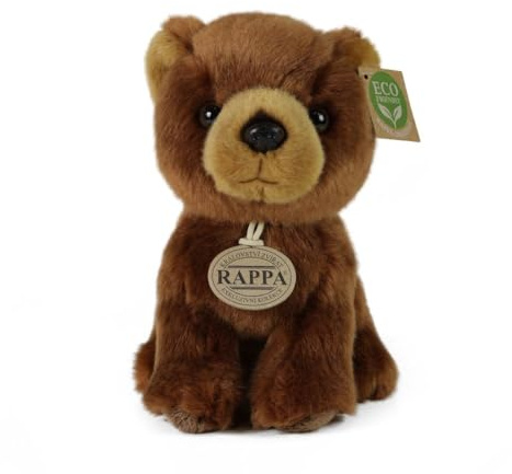 Rappa Plüsch Kuscheltier brauner Bär 18 cm umweltfreundliches Spielzeug