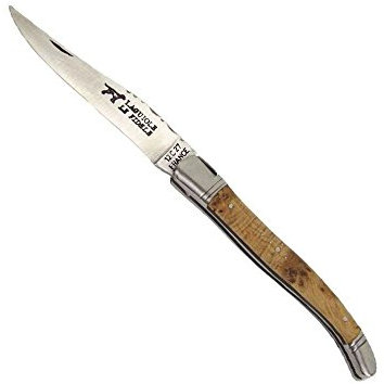 Le Fidele Erwachsene Messer Laguiole Wacholderholzgriff, Silber/Braun, One Size
