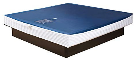 Premium Comfort Wasserkern für Wasserbett oder Wasserbettmatratze - für Bettgröße 200x200 cm - Bettaufbau: Solo - Softsideumrandung: innen gerade - Höhe innen: 15-17 cm - Beruhigungsstufe 50% / F2