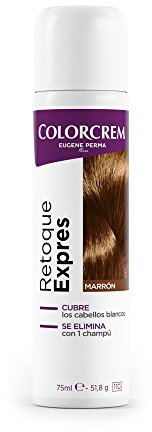 COLORCREM tinte marrón retoca raíces expres spray 75 ml