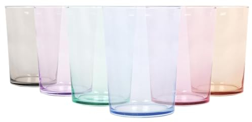Lav 52412 Vaso Sidra, Colores Pastel, 520Cc, Surtidos