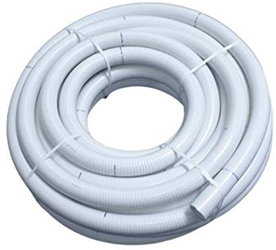 Couronne Rouleau 10M Tuyau PVC Blanc Pression Souple à coller Ø 63mm diamètre/Bassins et Piscines