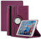 2019 Kybers Schutzhülle für iPad Mini 5, 7,9 Zoll (2019), 360 Grad drehbar, mit Standfunktion, PU-Leder, Smart Cover Case für iPad Mini 5 7,9 Zoll 2019, Unisex, violett