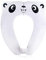 Pejoye Travel Toddler Toilet Seat, Portable Toilet Training Seat for Kids, Foldable Toilet Seat Toddler in ABS Material with 8 Anti Slip Silicon Pads and 1 Carry Bag, White Panda