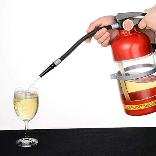 Dispensador de Agua de Cerveza Extintor Retro Decantador Alcohol Líquido Refresco Mini Bar Accesorios Estilo 2L