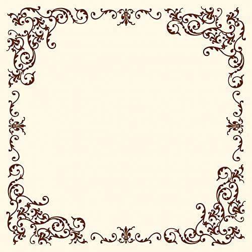 Mank GmbH Tischdecken aus Airlaid, Mitteldecke 80 x 80 cm, Einmal Tischdecke für Gastronomie und Feiern, 20 Stück Pomp (Creme-Mocca)
