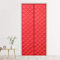 Liveinu Isolant Thermique Isolation Porte Avec Magnétique Moustiquaire Rideau De Porte Isolant Coton Rideau d'occultation Coupe-vent Imperméable Isolation Phonique 80x220cm Rouge