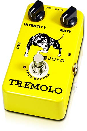 JOYO Pedale effetto tremolo Amati vecchi amplificatori Circuito tubo fotoelettrico Tremolo per effetto chitarra elettrica - True Bypass (JF-09)