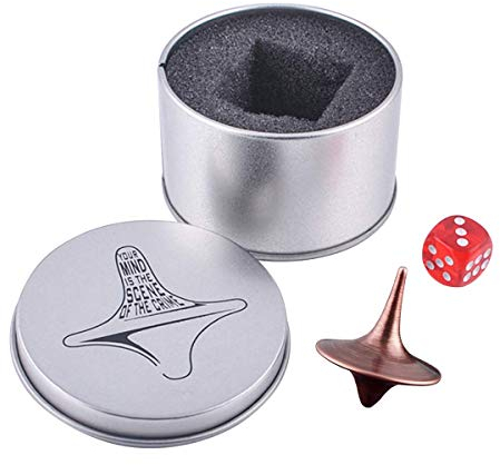 GIVBRO Präzises Kreisel Totem Metall Kreisel Vintage Spielzeug Die perfekte Balance zwischen Leistung und Schönheit als Geschenk