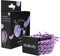 Bellody® Original Haargummis - Sundance Edition - Stylisch geflochtener Haargummi mit starkem Halt (4er Set - Bora Bora) - Damen Haarschmuck in Violett Lila