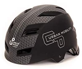 Urban Prime Unisex – Erwachsene Helm, Schwarz, XL