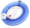 OUKENS Angelschnur-Rollendraht, ABS Multifunktions-Seefischerei-Rad Handdrahtwicklung Fliegenschnur Angelrollen-Zubehör(Blau)