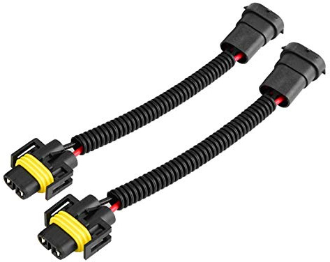 Niiyen Auto Auto Nebelscheinwerfer Adapterkabel, 2 Stück Automobil H11 Verlängerungskabelbaum, Kabelbaum Stecker Kabel, Scheinwerfer Nebelscheinwerfer Verlängerung Kabelbaum Buchsen Stecker Adapter