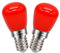 Ruiandsion E14 Bombilla LED 220V Repuesto para Nevera Campana extractora, Rojo (Pack de 2)