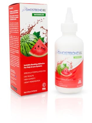 Professional Hair Labs Ghost Bond Hair Glue Wig Adhesive, No Chemicals, XL, Watermelon 5 oz