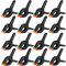 LOLYSIC 16Pcs Plastic Spring Clamps 6 Inch Nylon Spring Clips Clamps Heavy Duty Quick Grip Clamp for Woodwork Photo Studio Backdrop Fabric
