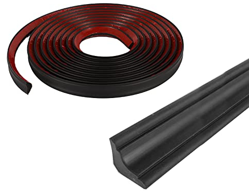 HpLive Plinthe décorative autocollante en TPE avec bande bordée de quadrant décoratif, plaque de base de plafond en plastique, garniture d'angle en plastique, bande de calfeutrage, plinthe résistante