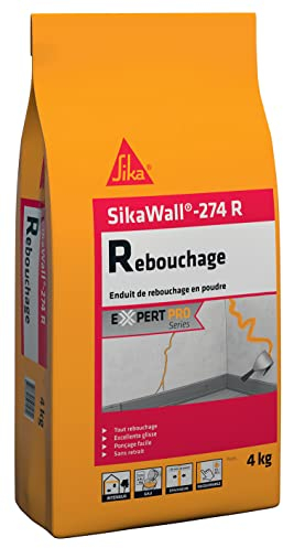 SIKA - SikaWall-274 R, Spachtelmasse, Pulverbeschichtung, ideal für Wände und Decken im Innenbereich, hervorragende Haftung, hohe Deckkraft, verschiedene Untergründe, spezielle Stärken,