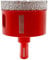 DT-DIATOOL Diamond Drill Bit 50mm Vacuum Brazed Diamond Hole Saw with Triangle Shank Drilling Porcelain Tile Ceramic Marble Granite Masonry Quartz