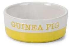 Beeztees Hally - Meerschweinchen Napf - Keramik - gelb - 11x11x4 cm