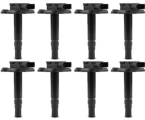Frankberg 8x Zündspule 8x Zündkerze Kompatibel mit A3 8L1 1.8L 1996-2003 A6 4B2 C5 1.8L-4.2L 1997-2005 Golf IV 1J1 1.8L 1997-2005 Replace# 06B905115E
