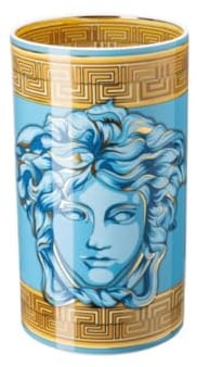 Medusa Amplified Blue Coin Vase 30 cm