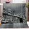 Blick Auf Die Graue Brooklyn Bridge In New York Kuscheldecke Flauschig Decke Fleecedecke 150x200cm - Wohndecke Warm Weich Flanell, Sofadecke, Wohn-Kuscheldecken, Decke für Bett, Couch, Camping, Reise