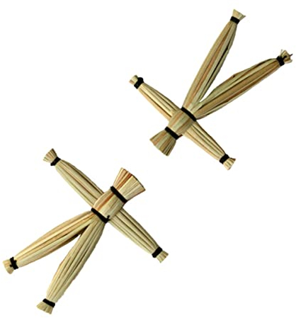 Toyvian 2st Zauberpuppen Requisiten Für Hexen-fotoautomaten Spielzeug Spielen Strohpuppe Gruselige Puppen Abschlussball Requisiten Marionette Skelettpuppe 8g Straße Magische Requisiten